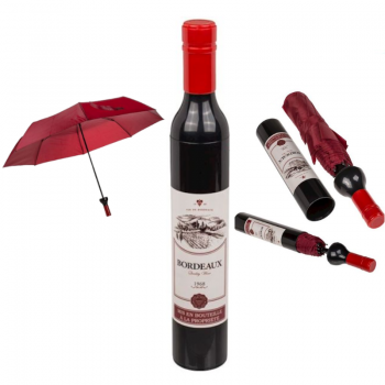 Weinflaschen-Regenschirm